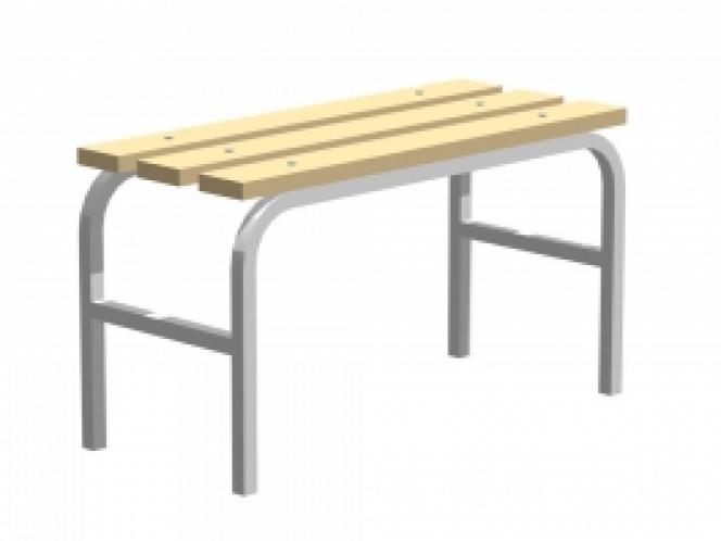 Скамья гардеробная (липа) 450х1500х350